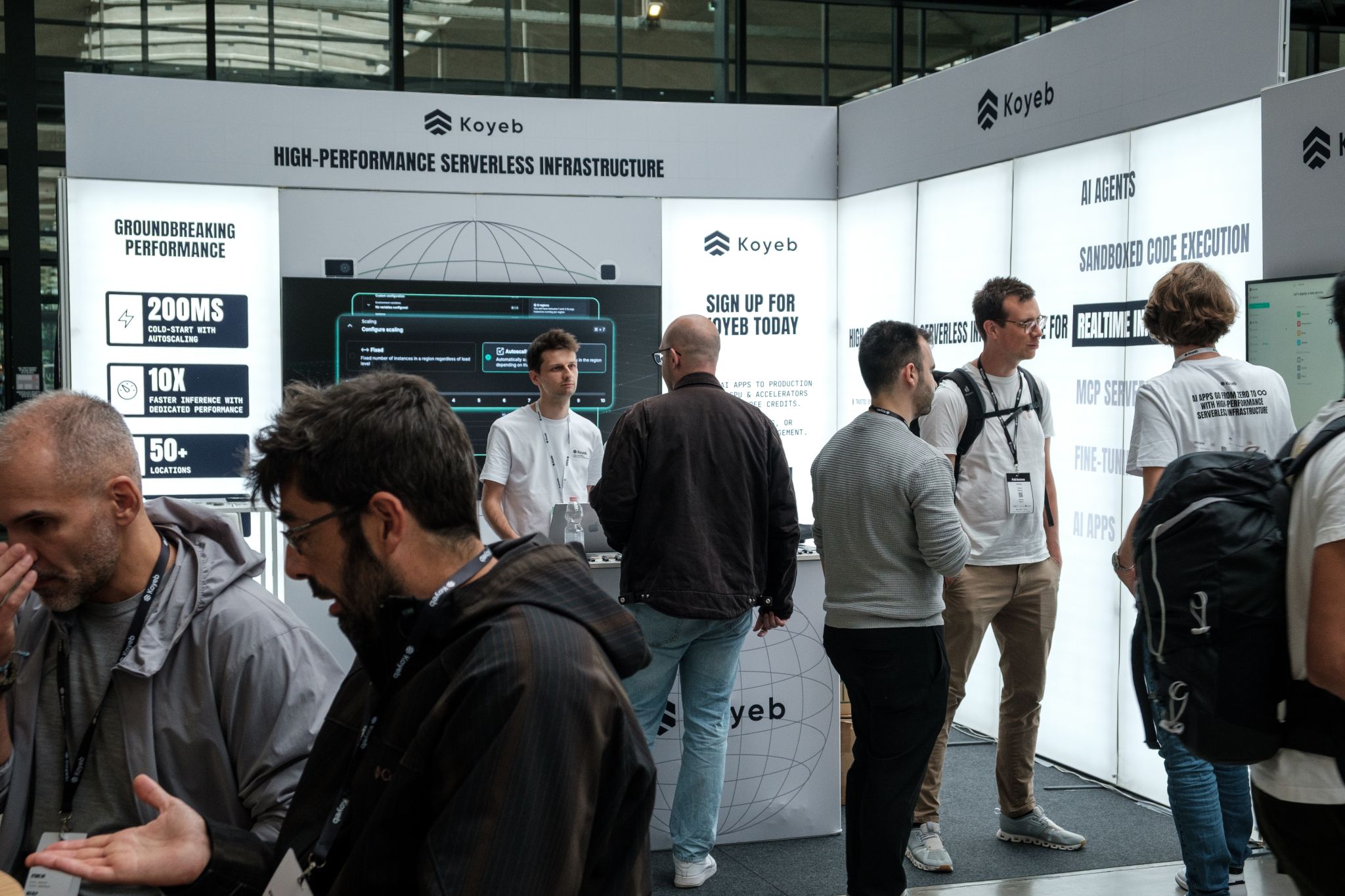 Koyeb stand at AI Engineer Paris