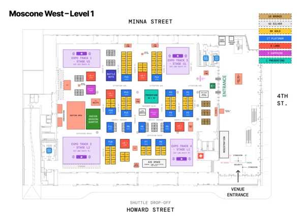 Moscone West Level 1 — Expo & Registration