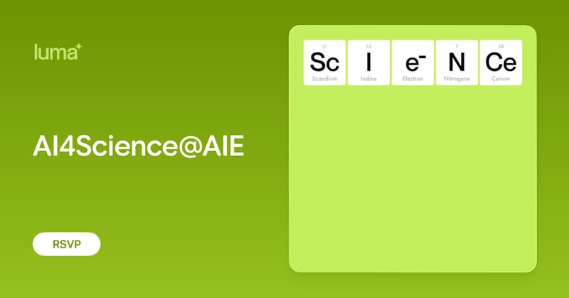 AI4Science@AIE