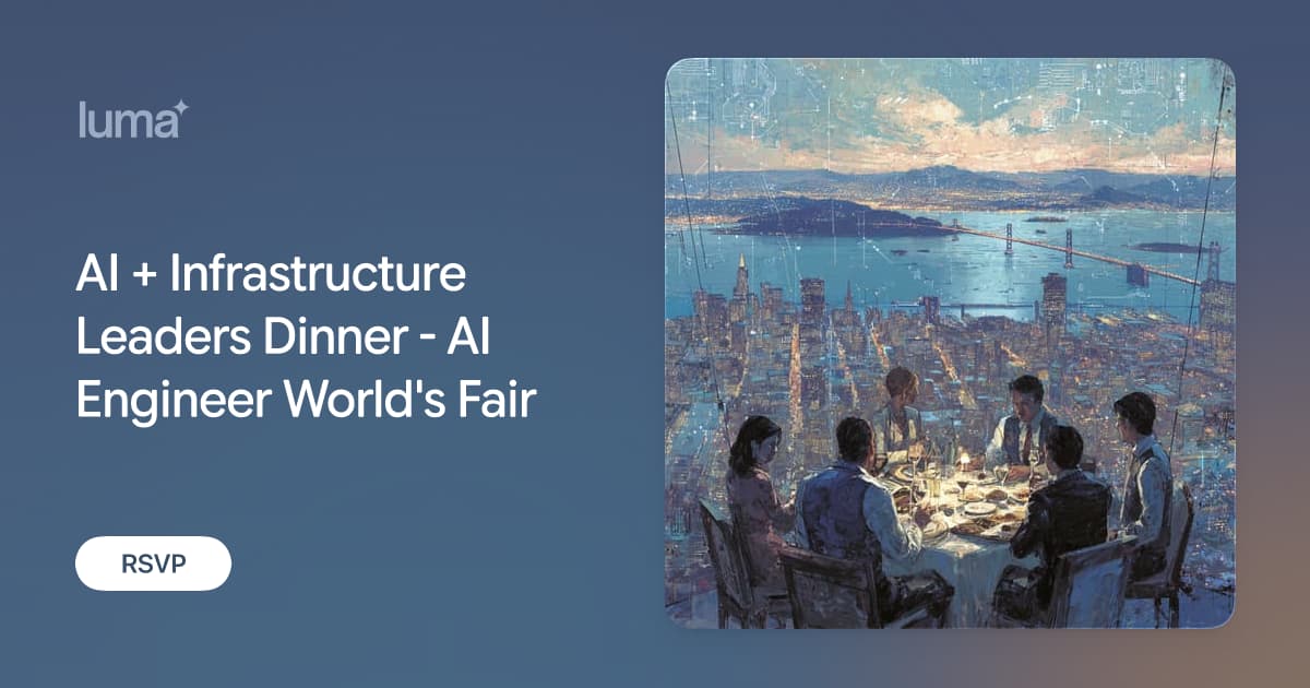AI + Infrastructure Leaders Dinner